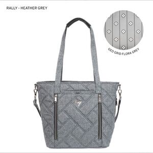 Lug Rally Convertible Crossbody Tote. Heather Grey. NWT in plastic